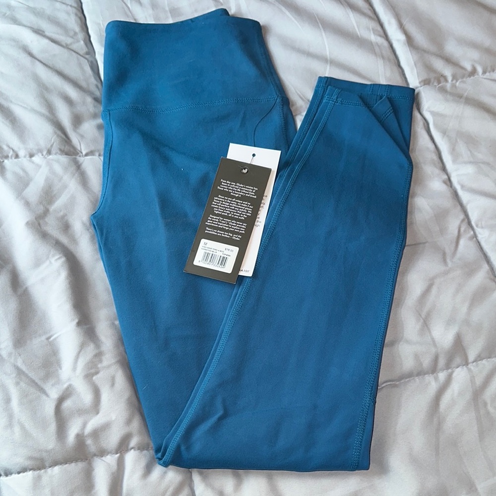 Blue High-Waisted GLYDER Leggings